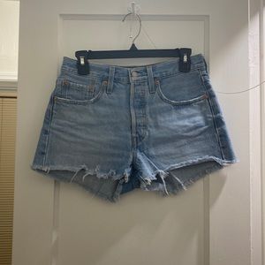 Levi 501 denim shorts